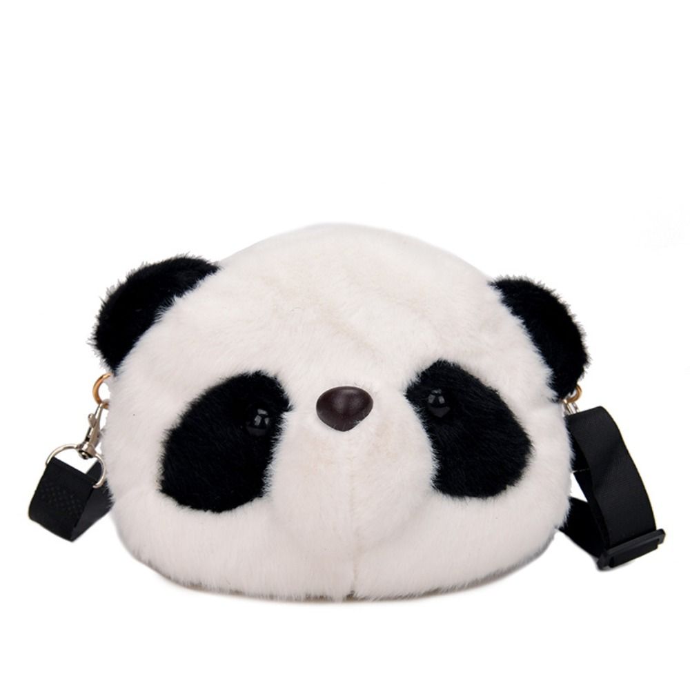 Women'S Accessories Purse - Yeni Yumuşak Tüylü Panda Çapraz Askılı