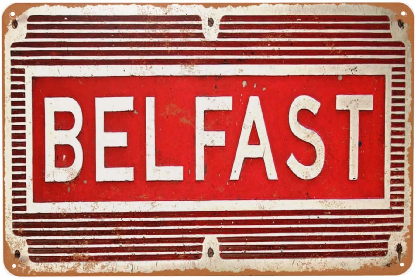Women Accessories Poster - Vintage Metal Tabela, Belfast Teneke Tabelaları,