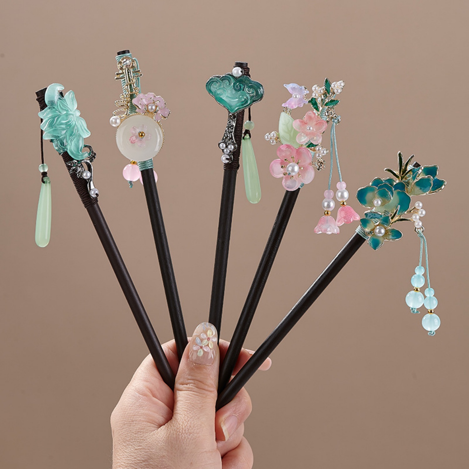 Women Knight Accessories - Vintage çiçek saç tokası kadınlar için