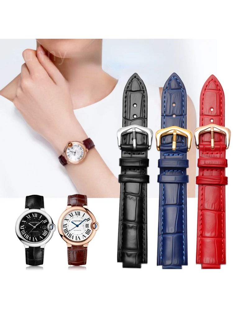 Women'S Accessories Cartier - Hakiki Deri saat kayışı Tank Cartier