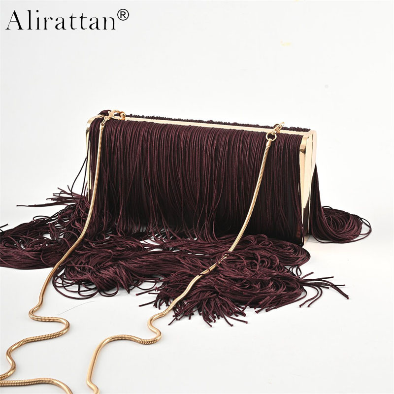 Women'S Accessories Purse - Yeni Uzun Püsküllü El Yapımı Abiye