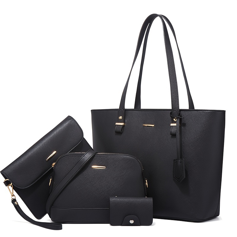 Women'S Accessories For Suit - 4 adet Moda Kadın Çanta Setleri