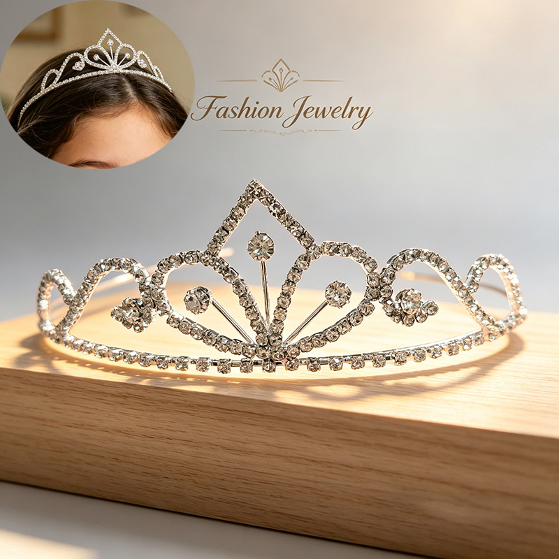 Gümüş Renkli Yapay Elmas Gelin - Women Knight Accessories incelemesi ve fiyatı