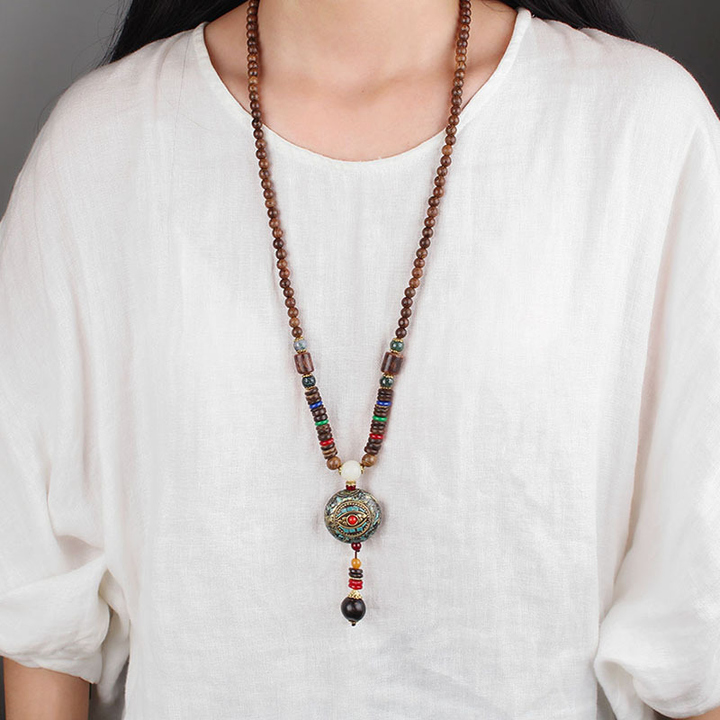 Nepal kolye kazak zinciri ahşa - Women Accessories Nepal incelemesi ve fiyatı