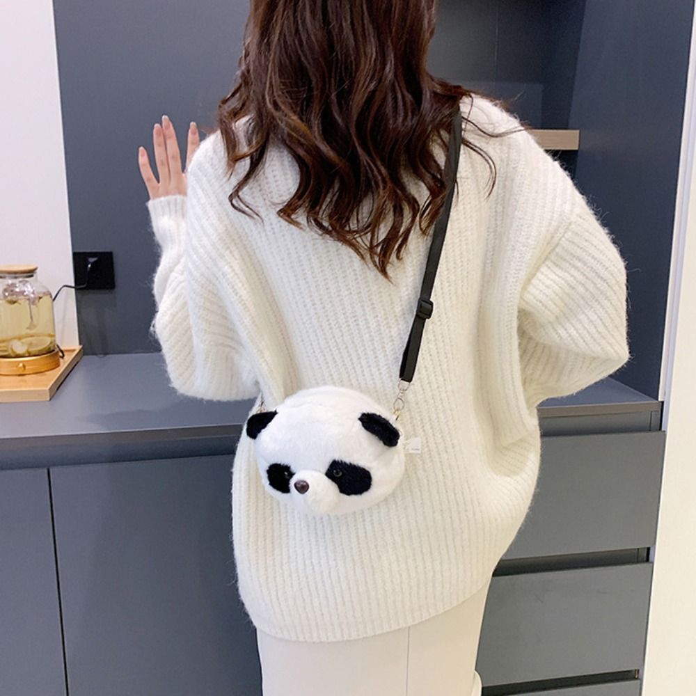 Yeni Yumuşak Tüylü Panda Çapra - Women'S Accessories Purse incelemesi ve fiyatı