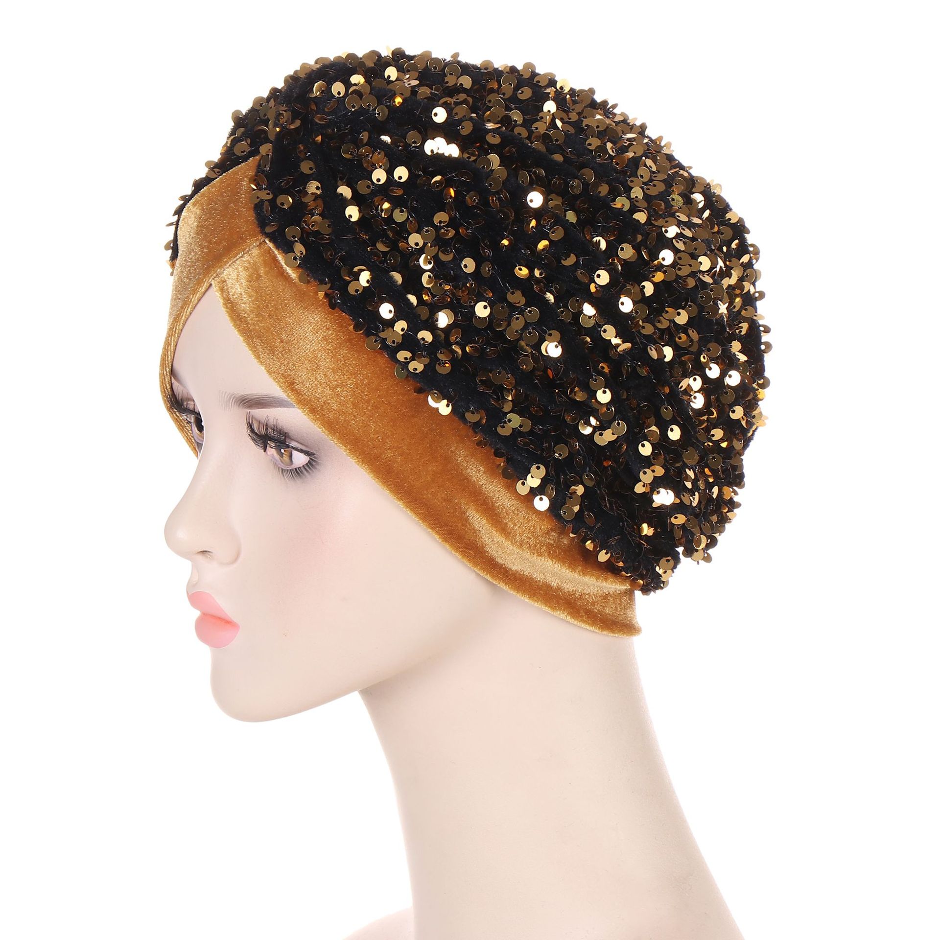 Glitter Pullarda Kadife Türban - Women Accessories India incelemesi ve fiyatı