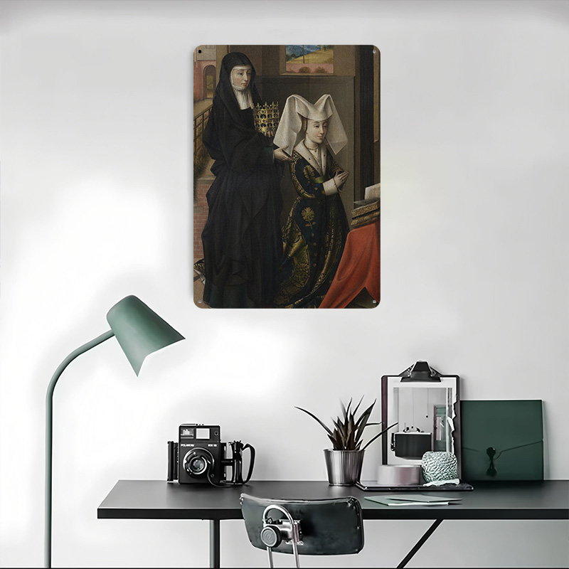İki Kadının Dini Resmi Metal P - Women Accessories Poster incelemesi ve fiyatı