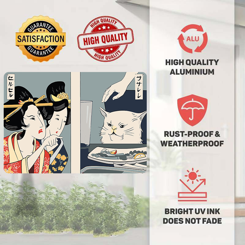Kediye Bağıran Kadın 3D Baskıl - Women Accessories Poster incelemesi ve fiyatı