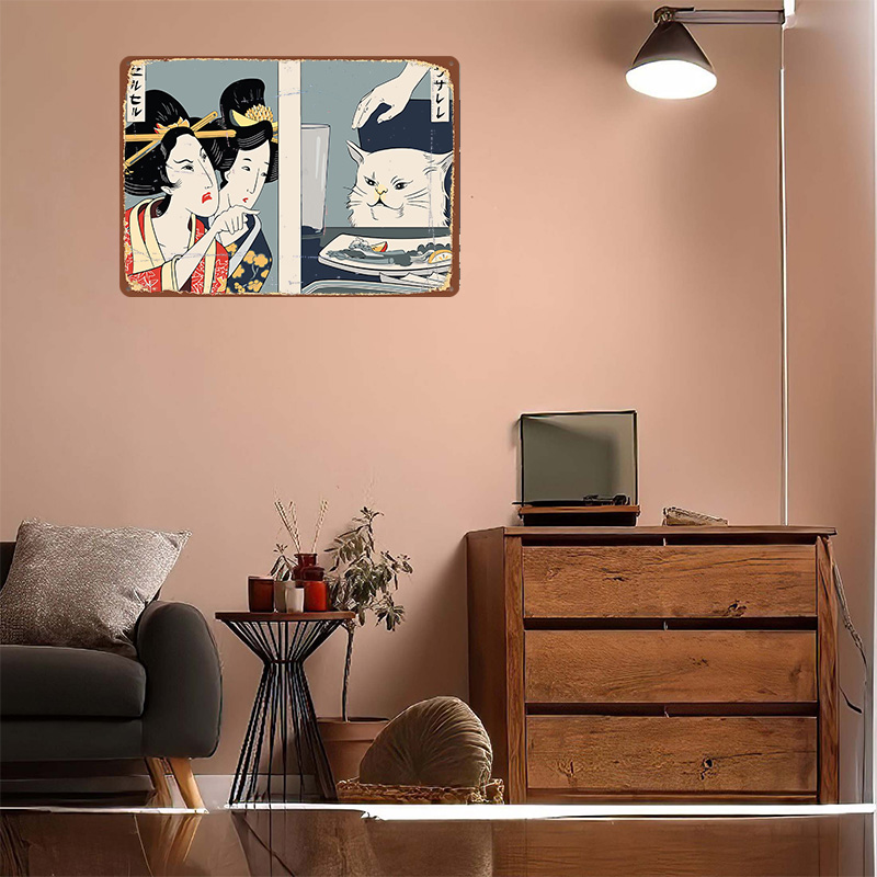 Kediye Bağıran Kadın 3D Baskıl - Women Accessories Poster incelemesi ve fiyatı
