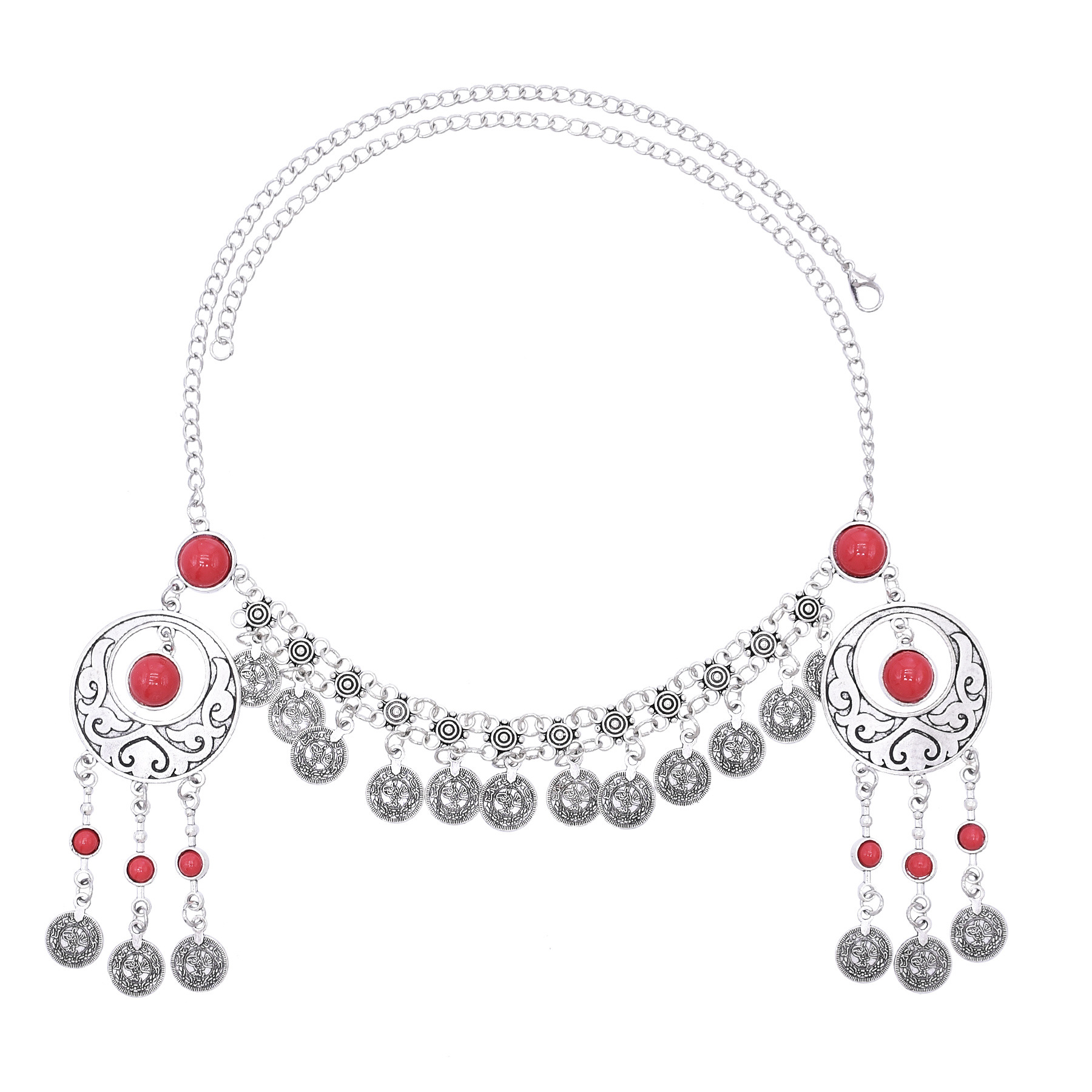 Vintage Gümüş Renkli Turkuaz P - Women Accessories Nepal incelemesi ve fiyatı