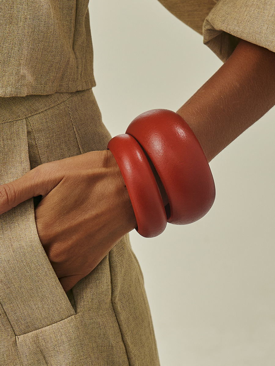 Kadınlar için Kırmızı Ahşap Ge - Women'S Affordable Accessories incelemesi ve fiyatı
