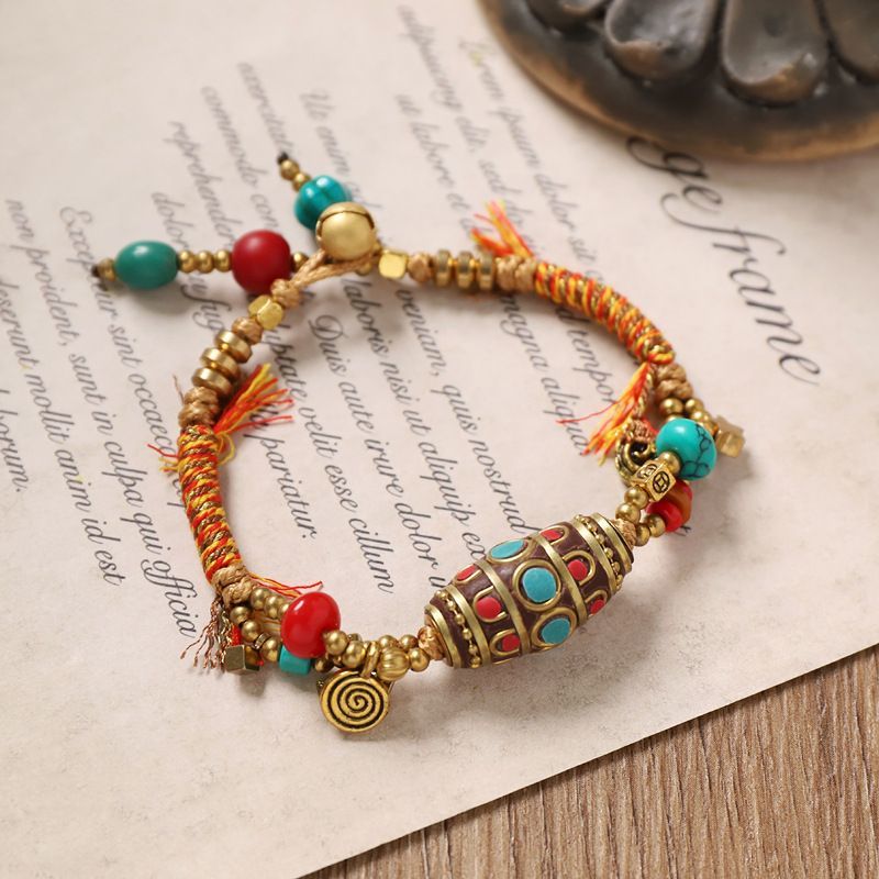 Tibet Retro Dokuma Bilezik Nep - Women Accessories Nepal incelemesi ve fiyatı