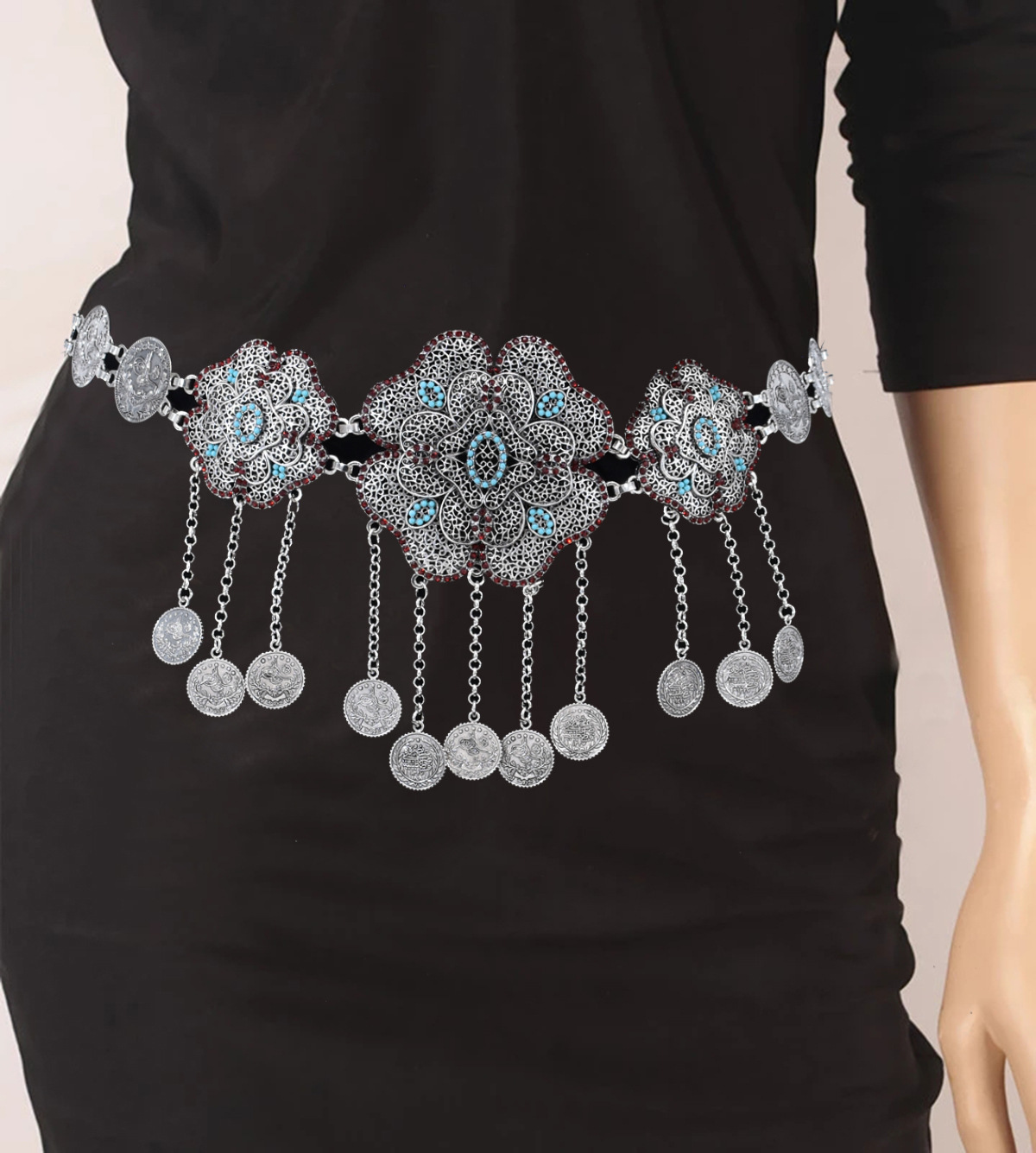 Hollow Out Çiçek Paraları Zinc - Women Accessories India incelemesi ve fiyatı