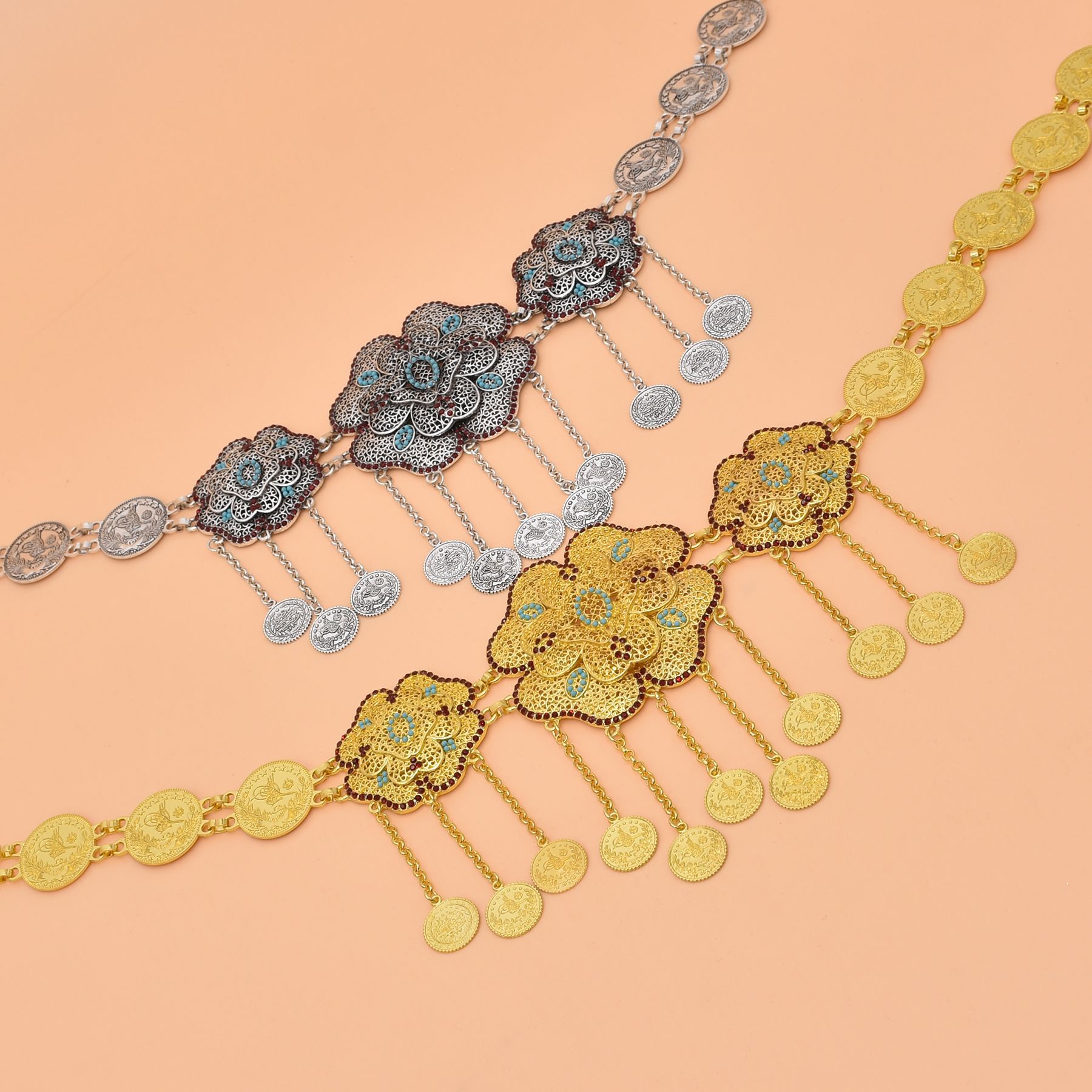 Hollow Out Çiçek Paraları Zinc - Women Accessories India incelemesi ve fiyatı
