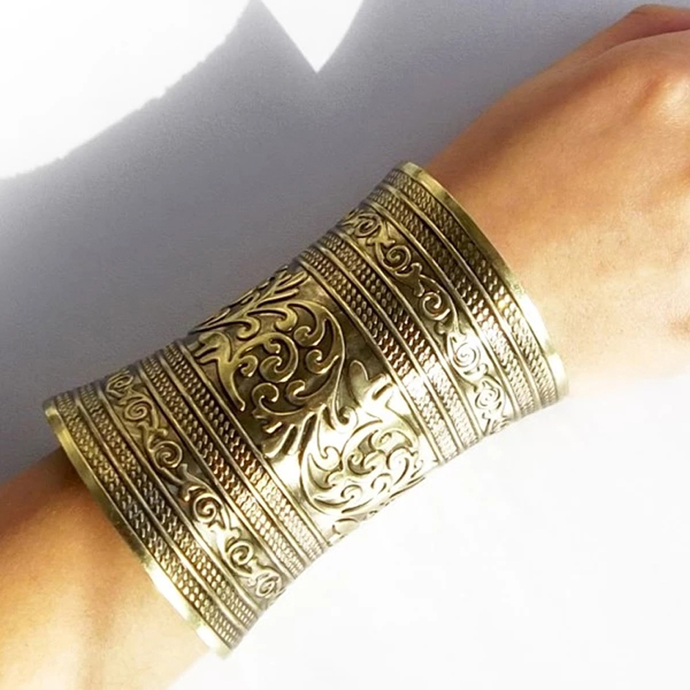 Vintage Alaşım Geniş Manşet Bi - Women Accessories India incelemesi ve fiyatı