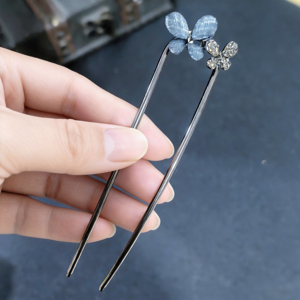 Vintage çiçekli kelebek saç to - Women Knight Accessories incelemesi ve fiyatı
