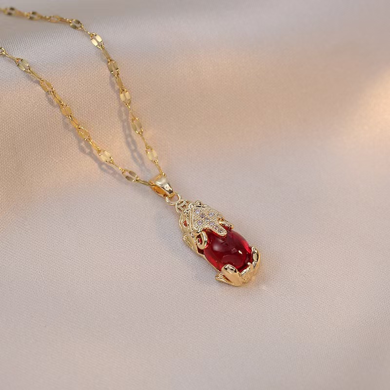 2025 trendi Pixiu retro kırmız - Women'S Affordable Accessories incelemesi ve fiyatı