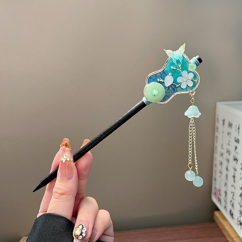 Klasik Püskül Saç Tokası Siyah - Women Knight Accessories incelemesi ve fiyatı