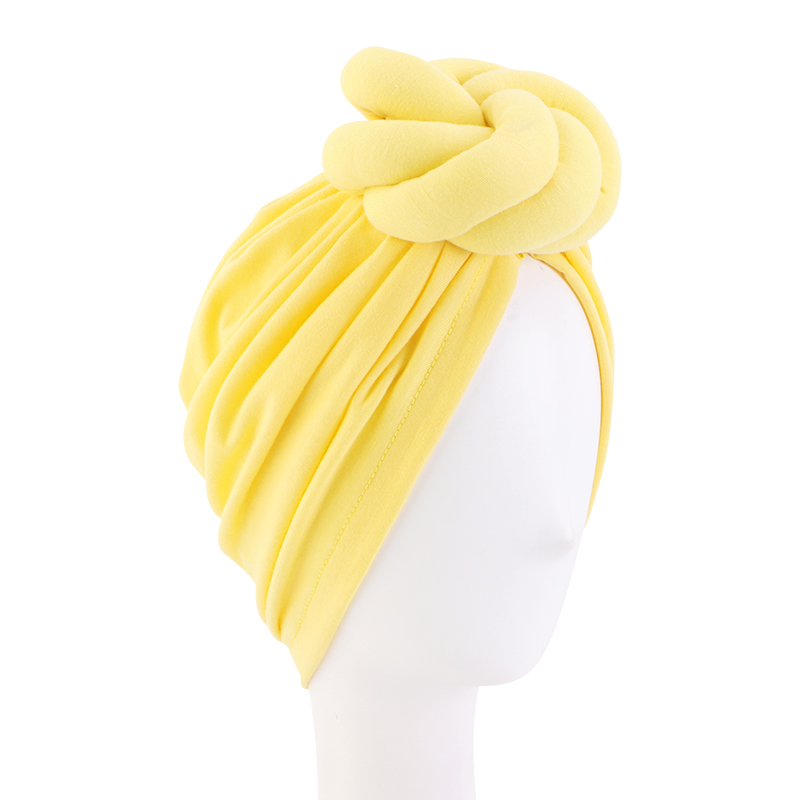 Büyük çiçek kablo düğümlü türb - Women Accessories India incelemesi ve fiyatı
