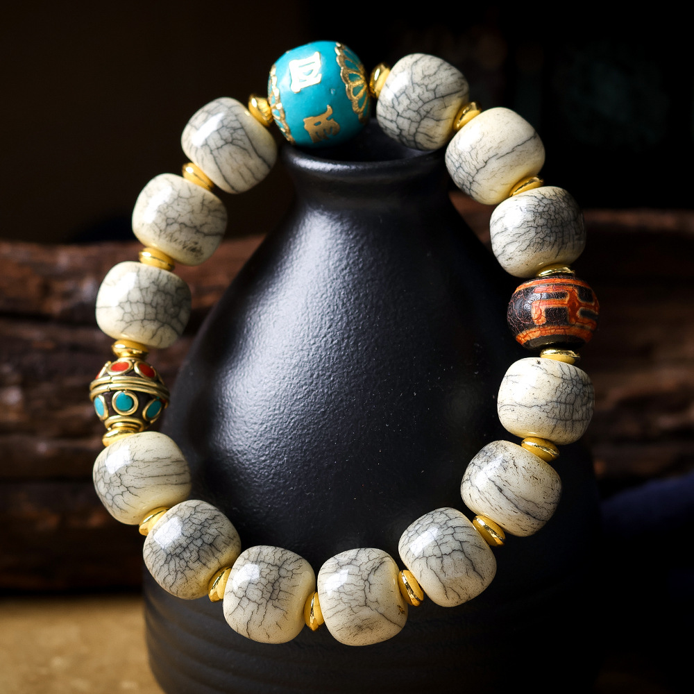 Çatlak Yak Kemikli Varil Boncu - Women Accessories Nepal incelemesi ve fiyatı