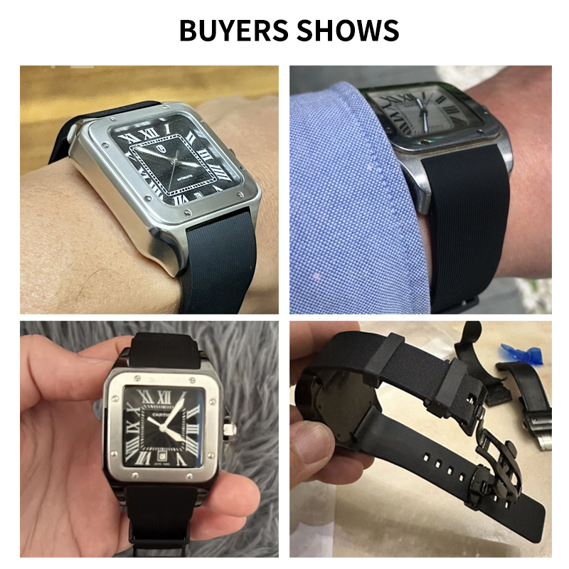 Siyah Mavi Silikon saat kayışı - Women'S Accessories Cartier incelemesi ve fiyatı